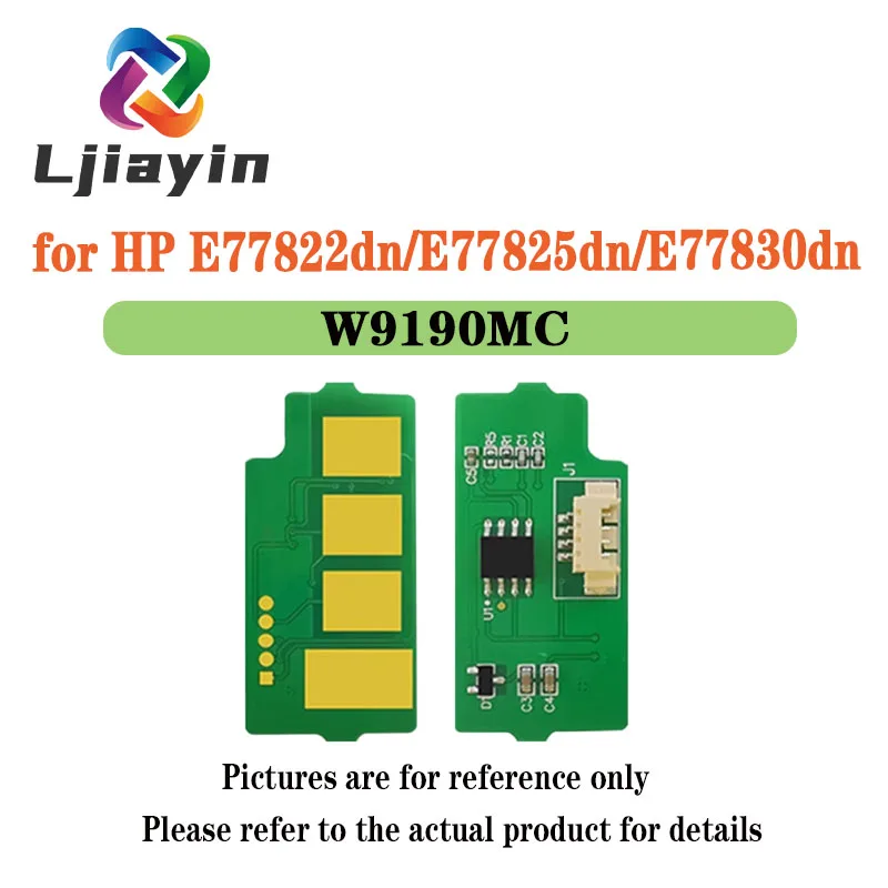 W9190MC W9191MC W9192MC W9193MC BK/C/M/Y WW Toner Chip for  HP Color LaserJet Managed MFP E77822dn E77825dn E77830dn MFP E77830z