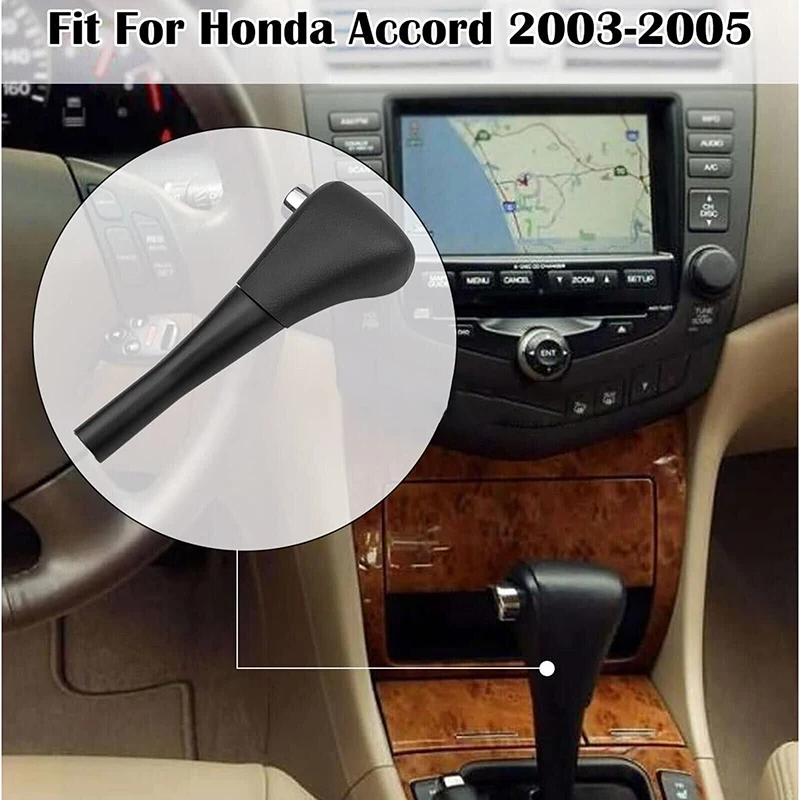 Car Interior Automatic Drive Gear Shift Lever Knob Handle Black Fit For Honda Accord 4 Door Only 2003 2004 2005