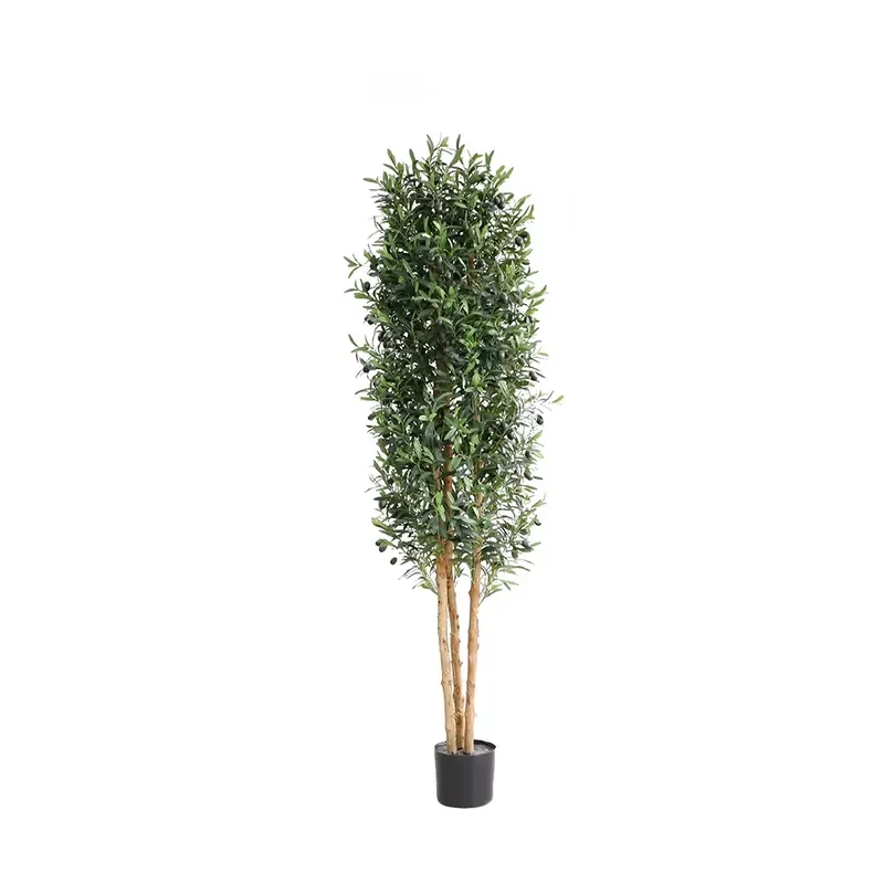 Decorative Bonsai Olive Tree Pineapple Artificial Plant for Bedroom Accessories