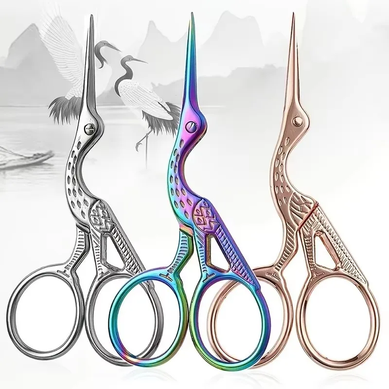 6pcs Eyebrow Scissor Makeup Eyelash Trimmer Facial Hair Remover Stainless Steel Nail Cuticle Manicure Scissor Beauty Makeup Tool
