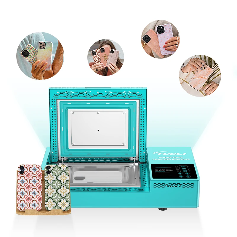 

Heat Press Machine 3D Sublimation Blank Cover Portable Mini Printer for Custom Mobile Cell Phone Case