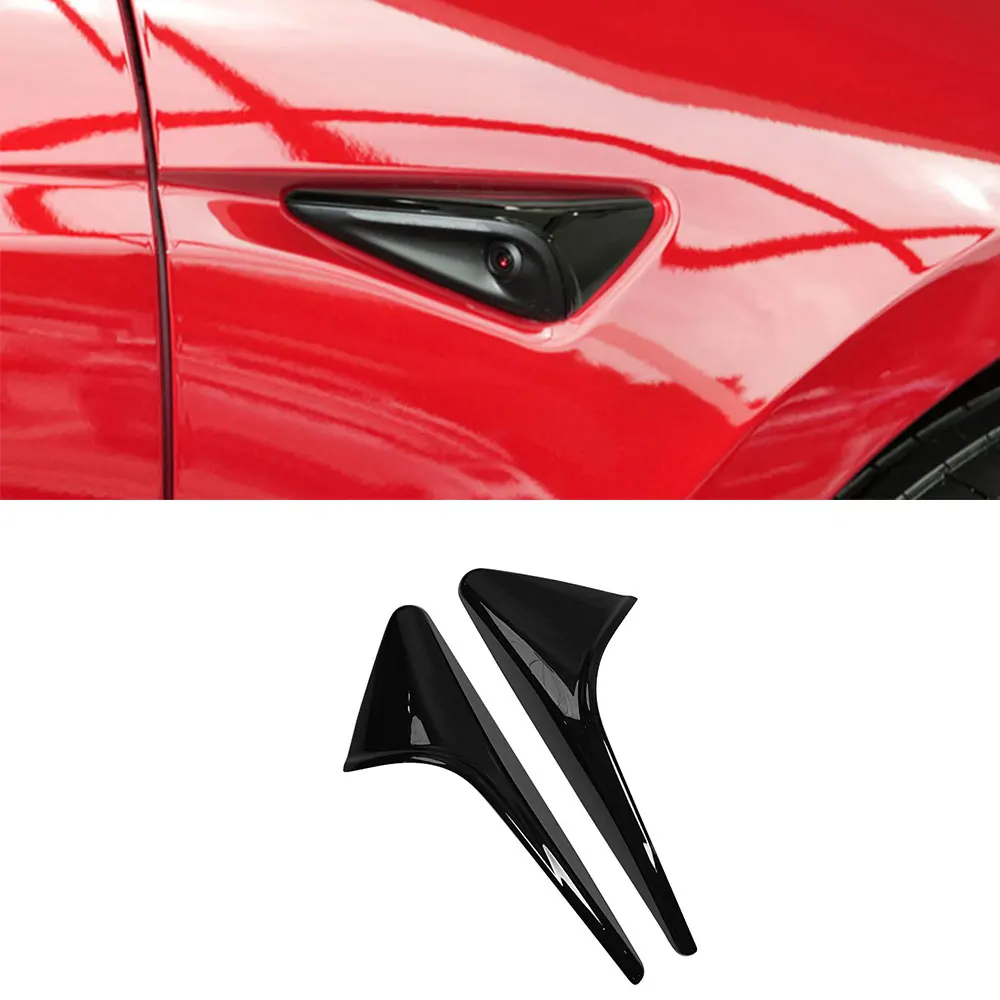 

HW4.0 Side Camera Protection Cover For 2025 Tesla Model 3/Y Decoration Accessories for Model 3 Y(2023-2025) Model X S(2023-2025)