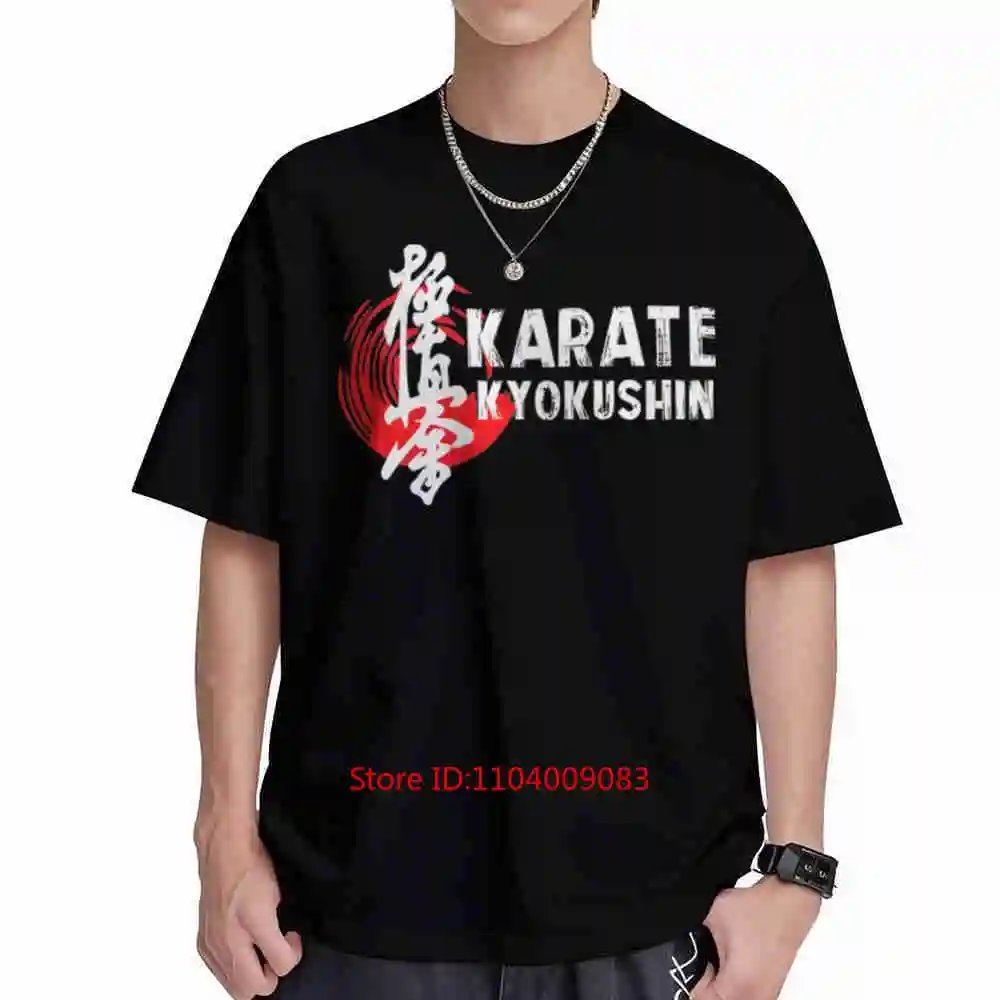 Kyokushin Karate Instructor Fighter Back Print Short Sleeve Tee 100% Cotton T-Shirt