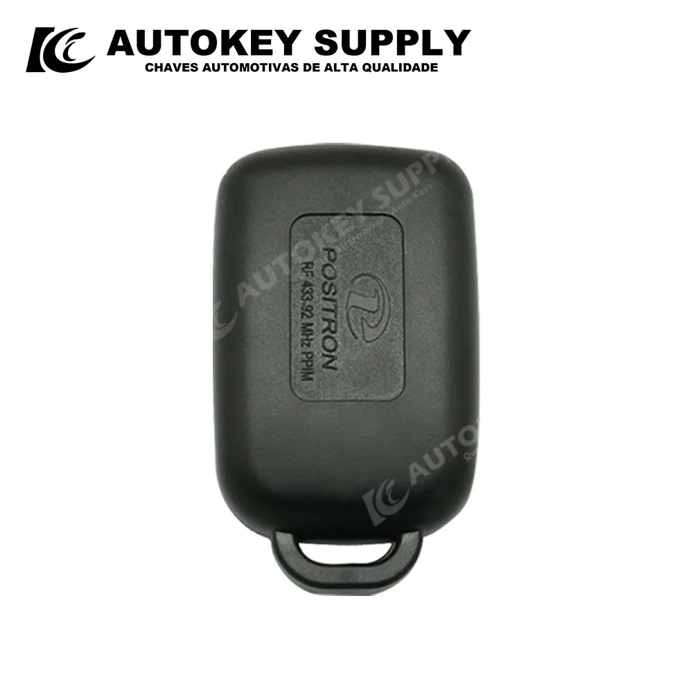 Autokeysupply AKBPS103 Px40 Shell إنذار ضد السرقة 4 زر التحكم مع مشبك البطارية لـ Positron Flex