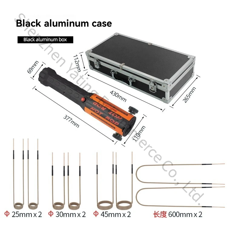 Magnetic Induction Heater Kit Flameless Handheld Electromagnetic Tool for Car Garage Repairing Electromagnetic Heating Device