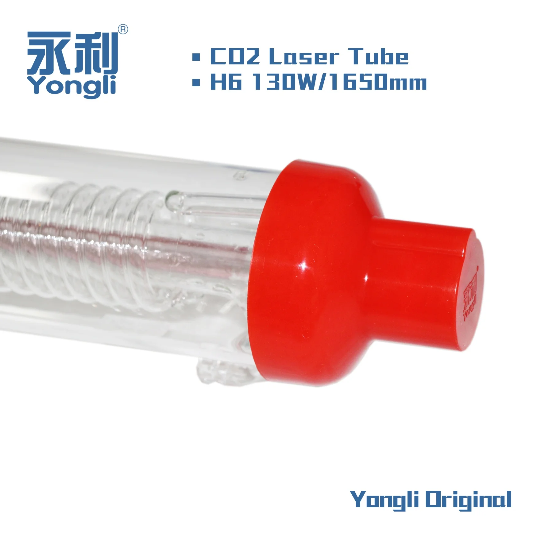 

Yongli 130W-160W 1650mm H6 CO2 Laser Tube For Cutting And Engraving Easy Operate Laser Equipment Parts New