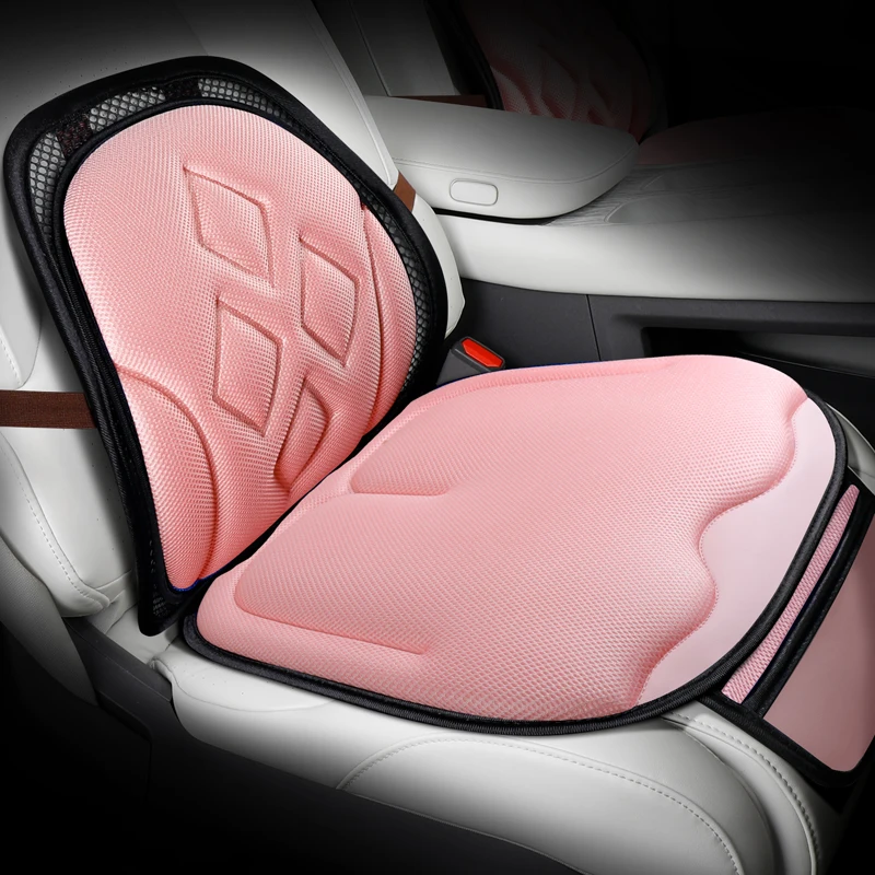 

Universal Car Back Support Chair Massage Lumbar Support Waist Cushion Mesh Ventilate Cushion Pad For Car Office Home