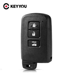 KEYYOU Remote Key Shell Case per Toyota Avalon Camry RAV4 Corolla Land Cruiser Highlander Smart Car Housing Fob 3 pulsanti Key