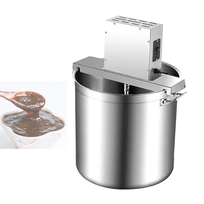 Food Stirrer Pot Stir-fry Machine Food Jam Sauce Mixing Wok 220V Automatic Stir Fry Mixer Machine