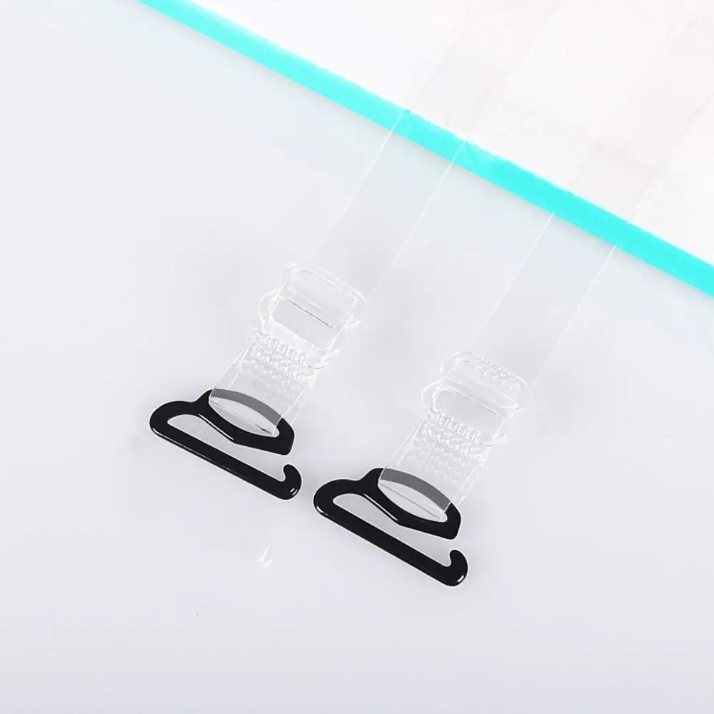 

For Bralette Strap With Slide Hook Silicone Brassiere Straps Bra Belt Bra Accessories Transparent Shoulder Strap