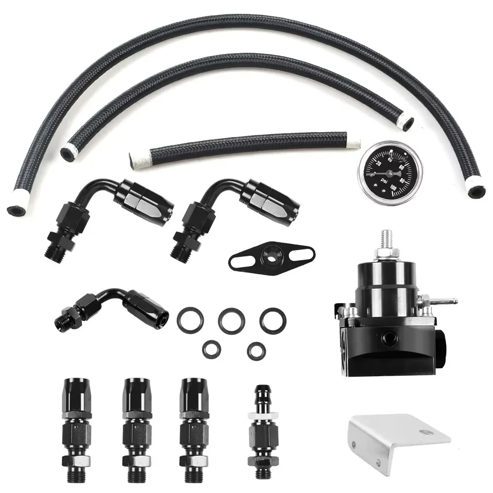 Für 7MGTE MKIII mit Schlauchleitungsanschlüssen, Ölstärke 100 psi, universell verstellbar, FPR AN6 Fitting, EFI-Kraftstoffdruckregler – Detail 1