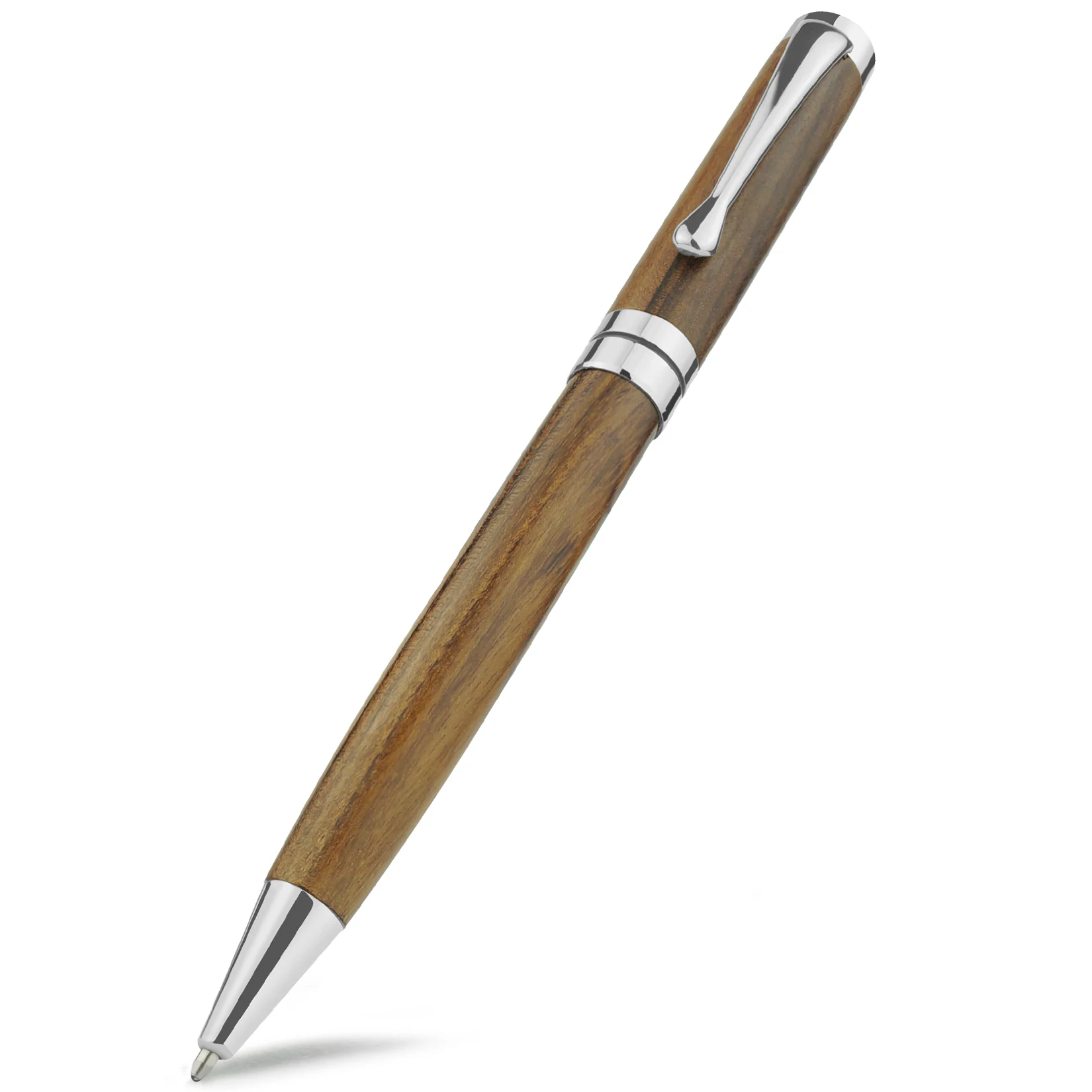 STONEGO Wooden Twist Ballpoint Pen, Retractable Roller Ball Pens Smooth Writing Signature Executive Business Ball Pen