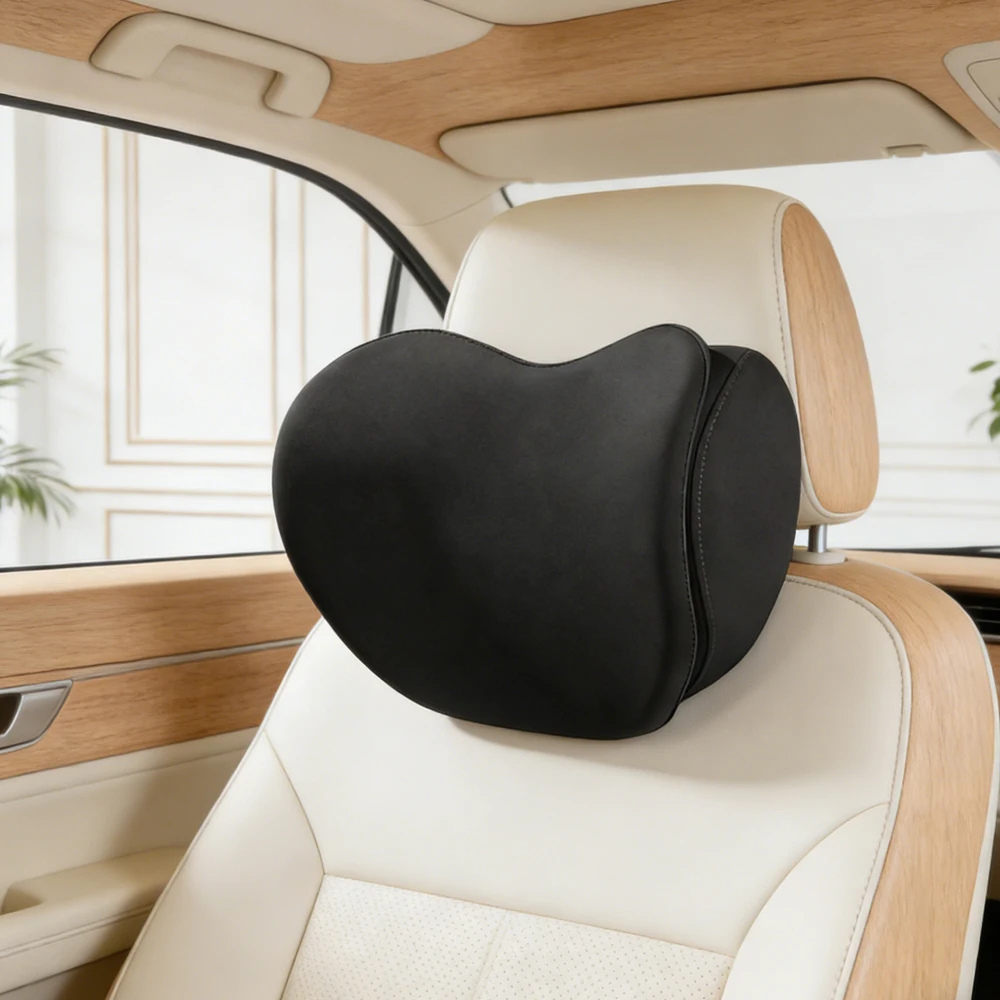 

Car Neck Pillow with Memory Foam Ergonomic Neck Support Cushion for Driving Comfortable Headrest Pillow for All Vehicles