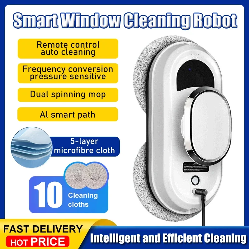 

Robot Window Cleaner Window Cleaning Robot Smart Home Robot Vacuum CleanerRemote Control Glass Cleaning Robots