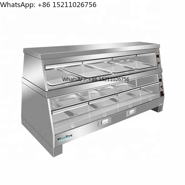 

COMMERCIAL KFC HOT DISPLAY SHOWCASE FAST FOOD WARMER