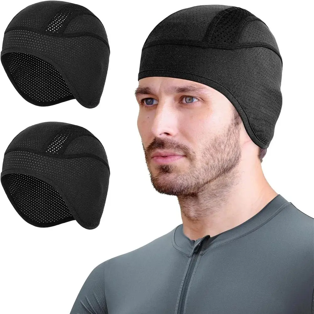 

Cooling Cycling Cap Sweat Wicking Quick Dry Motorcycle Helmet Liner Breathable Mesh Sun Protection Running Skull Bicycle Hat