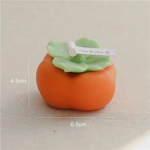 Persimmon Aromatherapy Candle Instagram Wind New Year's Companion Gift Persimmon Aromatherapy Candle Shooting Prop Business Gift