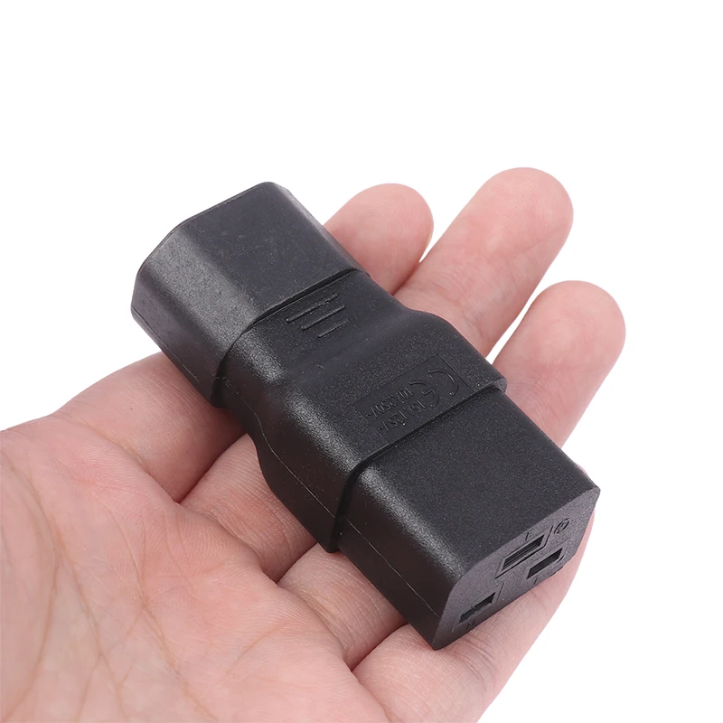 New UPS PDU Male To Female EU US Power Plug Adapter Socket Universal IEC320 C13 C14 To C5 C6 C7 C8 C19 C20 C21 Convert Connector