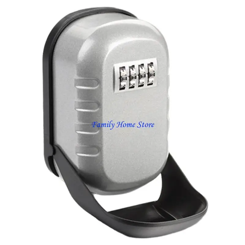 

P0UF Lock Box Combination Safe Wall Mounted Box with 4 Digit Lock Password