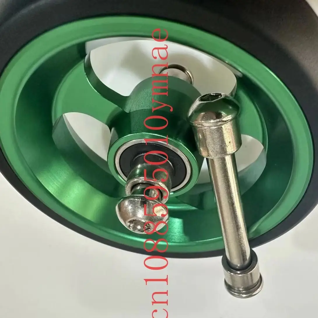 

High quality Sturdy and Durable Sports Wheelchair Front Wheel 5-Inch High-Speed Bearings Aluminum Alloy Rubber Casters