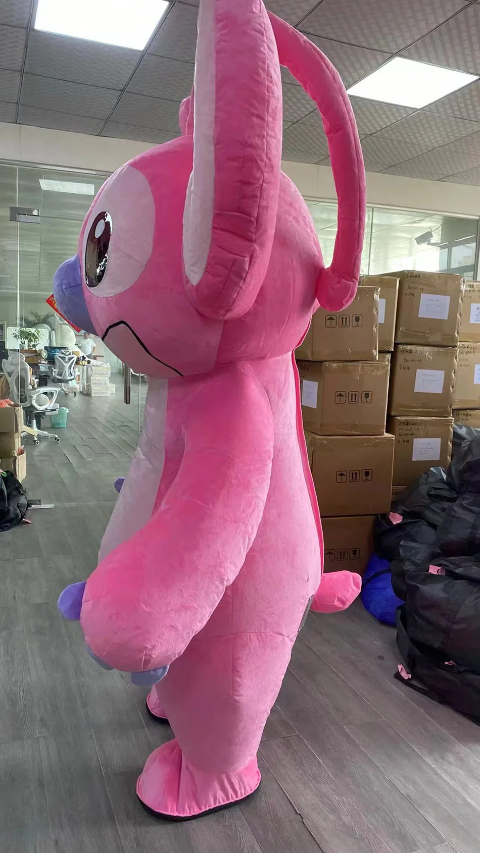 Disney Inflatable Stitch Mascot Costume  Advertising Christmas Halloween Adult Fursuit Funny Mascot Animal No Battery Christmas