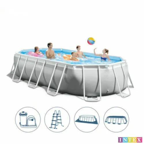 INTEX 26798   Above Ground Oval Frame Swimming Pool 26798