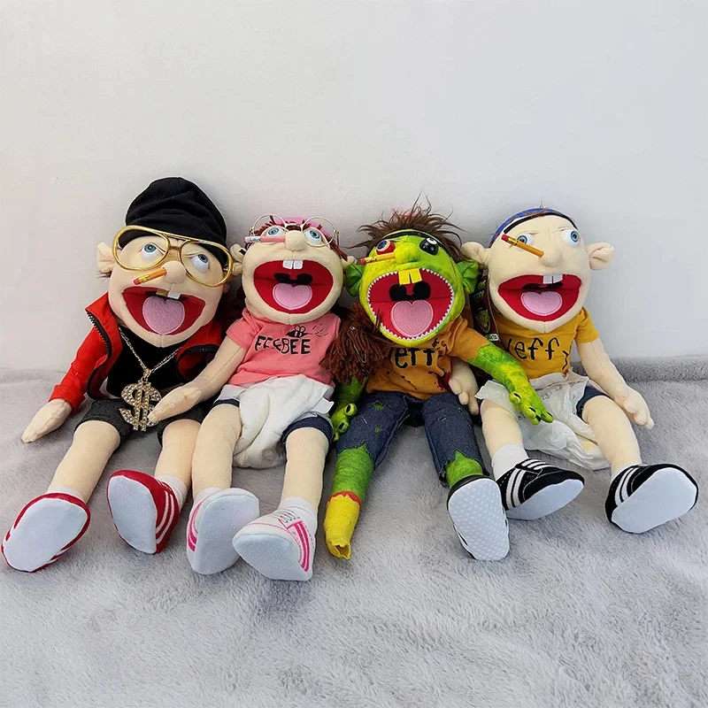 60cm Jeffy Puppet Doll Jeffy Hand Puppet Sml Jeffy Puppet Family Real Jeffy Zombie Boy Hand Puppet Soft Toy Plush Feebee Puppet