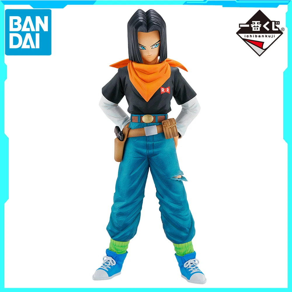 

100% оригинал в наличии Bandai Spirits Ichiban Kuji Dragon Ball Z Android 17, аниме-фигурка, модель, украшение, коллекция гаражного комплекта