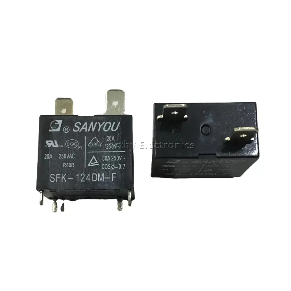 

Free Shipping 10PCS/LOT 24VDC 20A Relay SFK-124DM-F