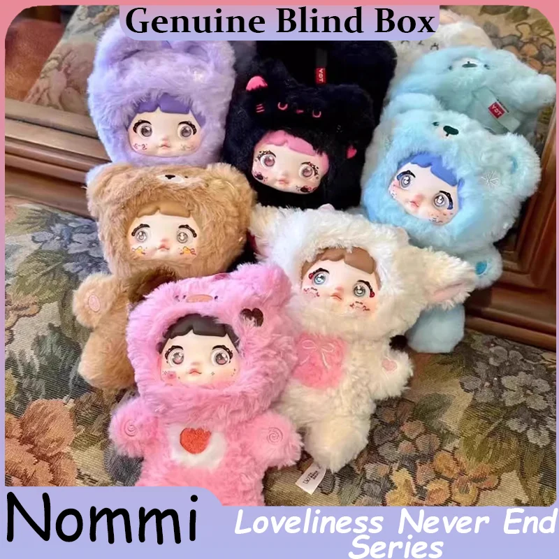 

Nommi Loveliness Never End Series Plush Blind Box Cute Action Figure Toys Kawaii Anime Figures Dolls Toy Mystery Box Bag Pendant