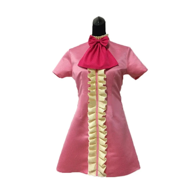 

2025 22 Vinsmoke Reiju Christmas Party Halloween Uniform Cosplay Costume pink and white 2 styles Customize Any Size