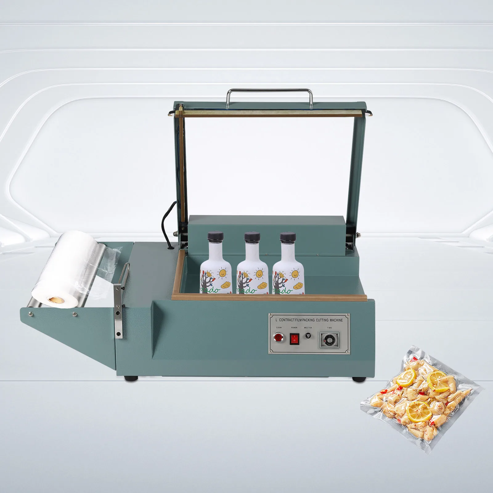 

1000W L-Type Poly Bag Sealing Machine with 0-3s Sealing & Cutting Time Ideal for Heat Shrink Wrap Packaging L-Bar Sealer Cutter