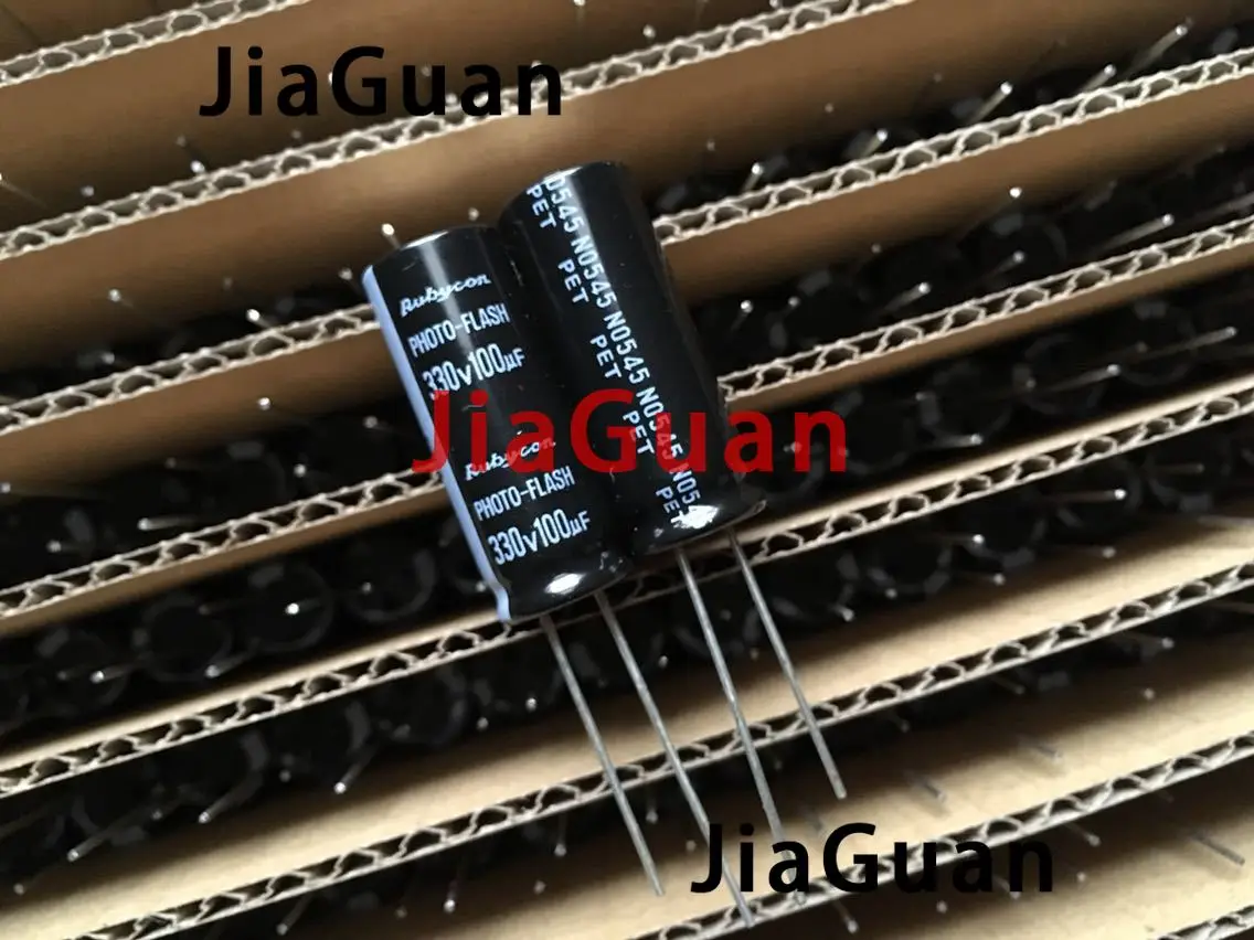 10PCS NEW RUBYCON PHOTO-FLASH 330V100UF 12x31MM Flash Electrolytic Capacitor 100uF/330V FW 330v100uf