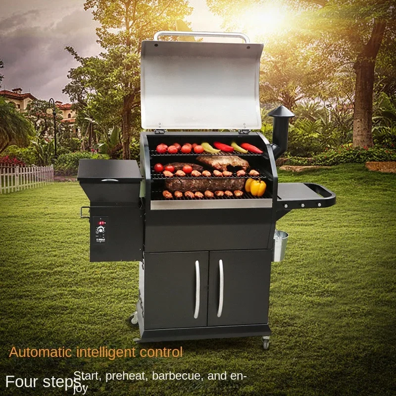 American Dezhou Electric Smokeless Barbecue Oven for Outdoor Courtyard Fruit Tree Particle Smoked Flavor with Electric Convenien
