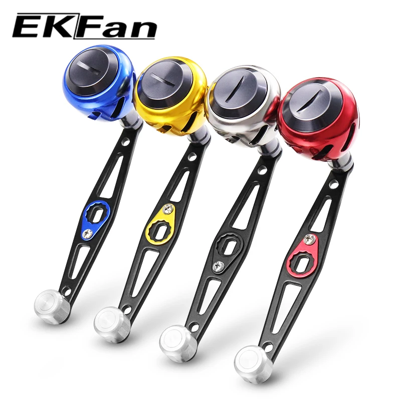 EKFan 110MM Aluminiumlegierung Baitcasting-Angelrollen-Griff für A/D/S 7*4/8*5mm Loch Links/Rechts Universalgriff DIY-Teil – Detail 6