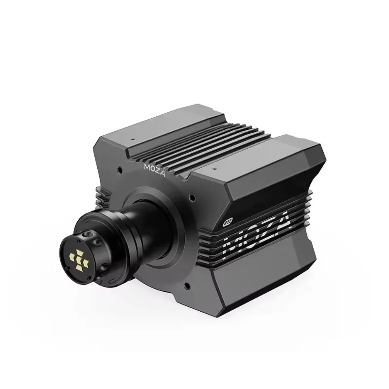 قاعدة عجلة MOZA Racing R12 بتصميم خفيف الوزن 12 N·M عزم دوران محرك سيرفو مع خوارزمية تصفية FFB من الجيل الجديد