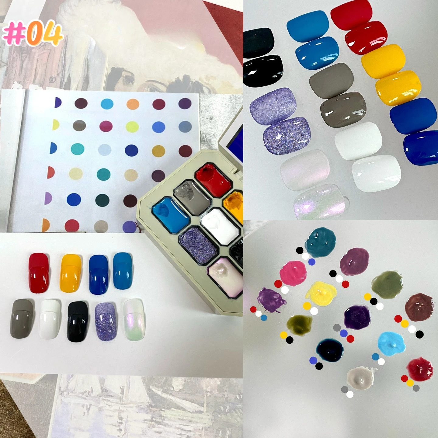 

Solid Nail Gel 9 Colors Four Season Jelly Nude Purple Drawing Paint Gel DIY Creamy Texture Nail Gel Polish Manicure Varnishes