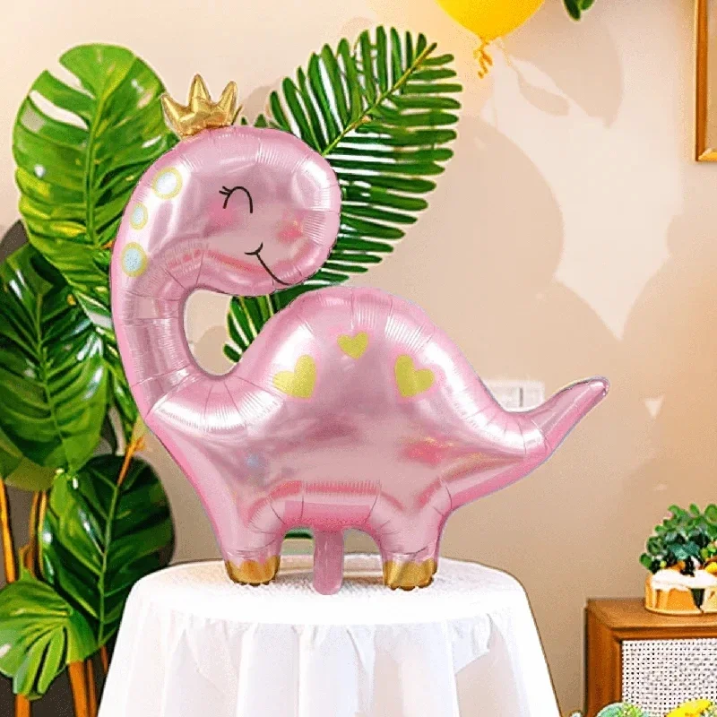 

Pink Birthday Dinosaur Aluminum Film Balloon For Children's Party Decoration Dinosaur Style Balloon Cute Gift For Children