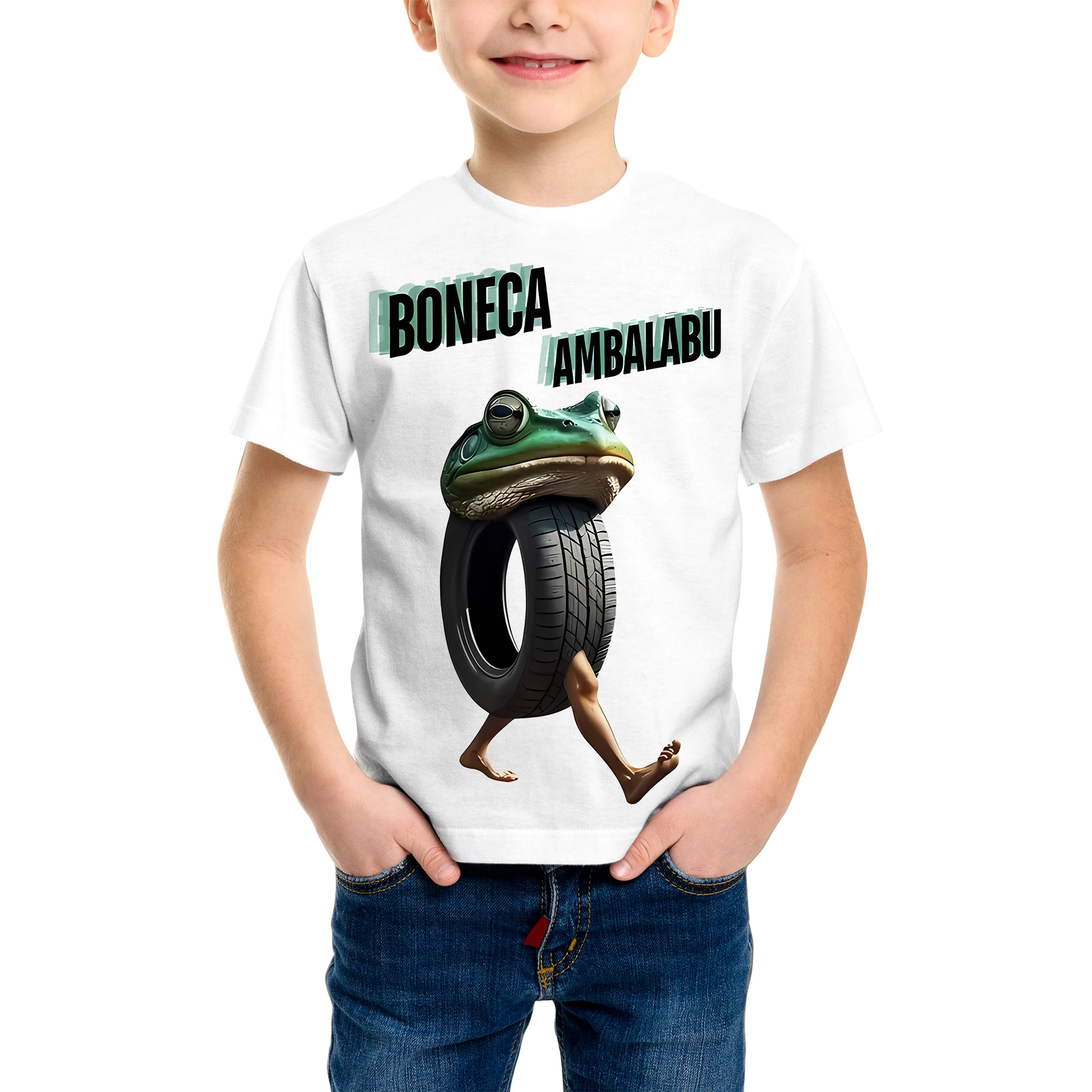 Camiseta de Moda con Estampado 3D, Estampado de Elementos, Nueva Camiseta de Verano para Niños, Camisetas Divertidas Personalizadas para Niños