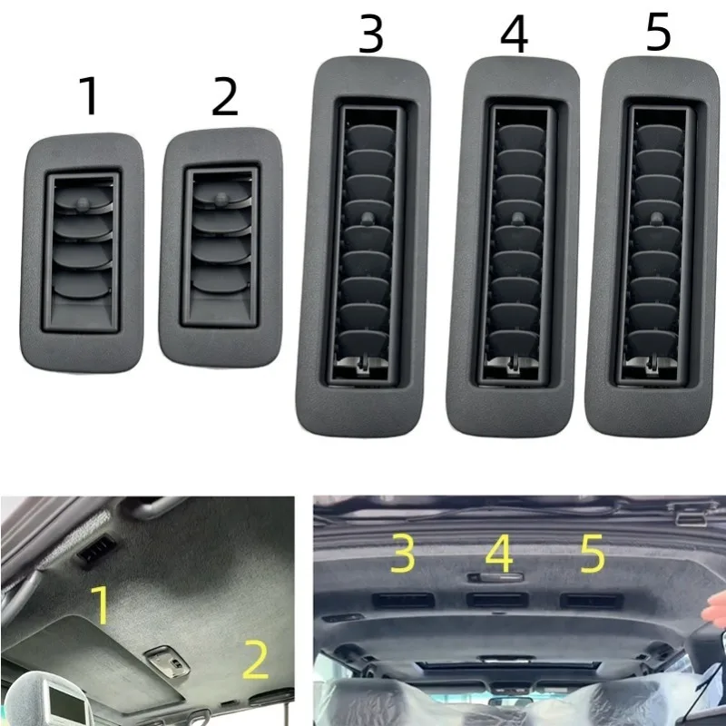 For TOYOTA for Land Cruiser for LC100 1998-2007 Rear Roof AC Air Vent Grille High Strength ABS Interior Roof Air Conditioning