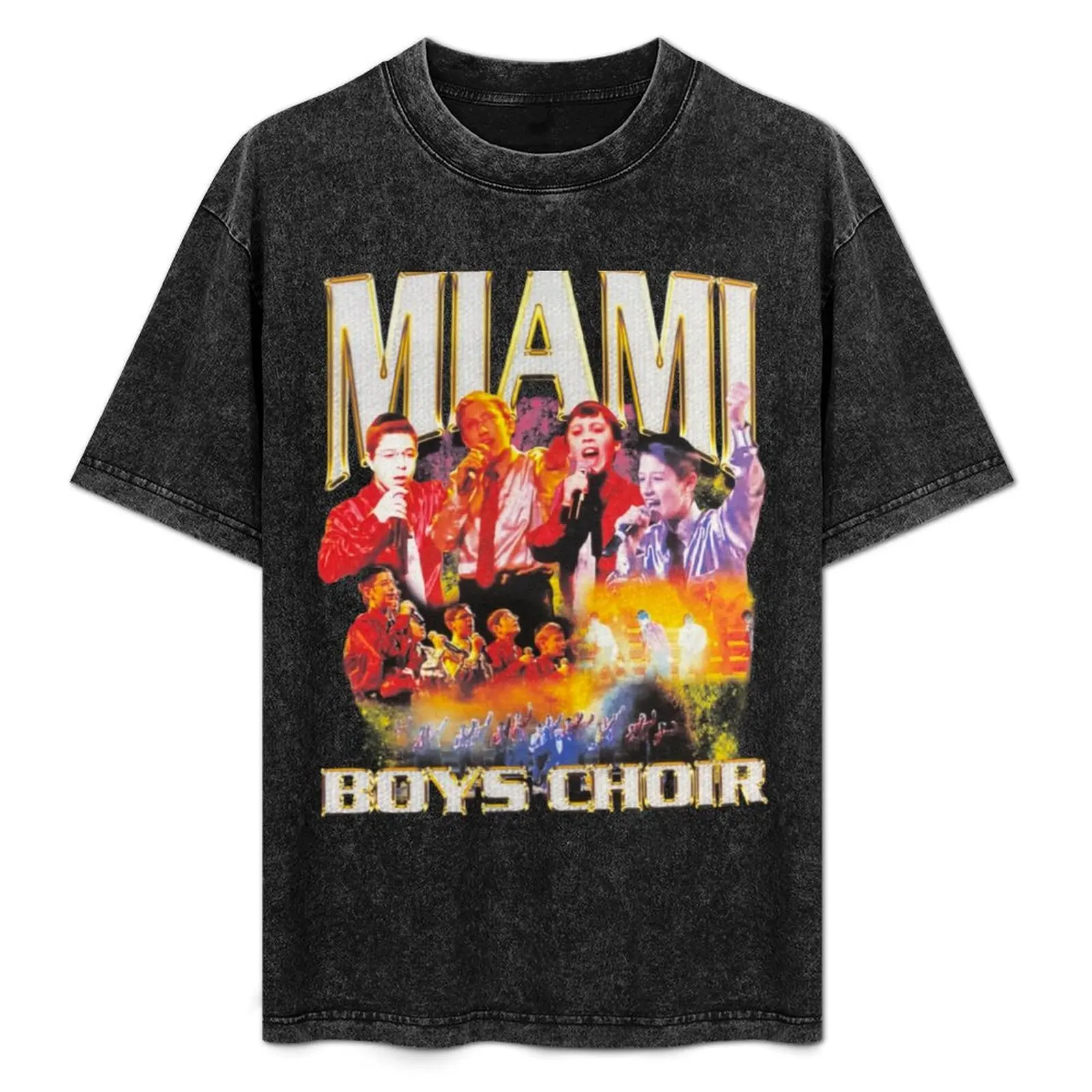 

Miami Boys Choir T-Shirt Casual All Match Tee Shirt for Men