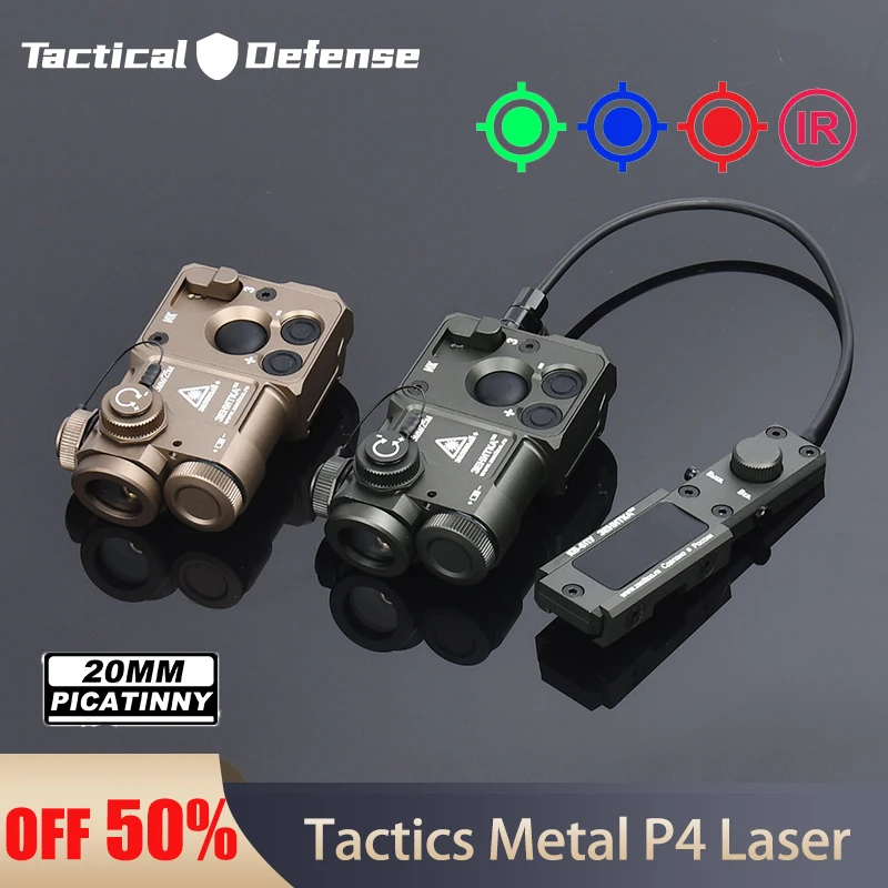 WADSN Tactics All Metal perst-4 Red Green Blue Dot IR Light Strobe Indicator Zero Target Brightness adjust Laser ﻿