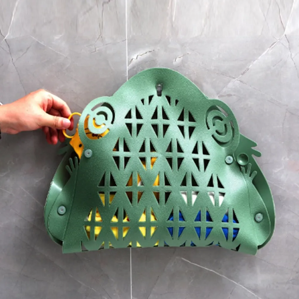 

Детский коврик для ванной с мультяшными животными, нескользящий, из мягкого ПВХ, с присосками, для безопасного использования малышами, с корзиной для хранения, для ванной комнаты