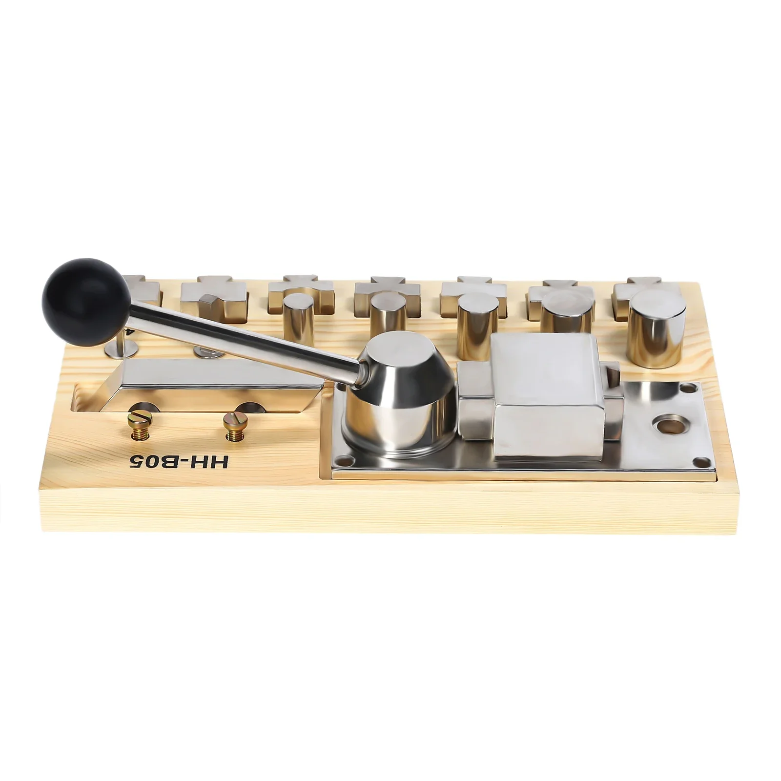

Ring Bender Tool for Jewelry Makers, 5 Molds, Adjustable Posts for Custom Ring Shaping and DIY Jewelry Projects
