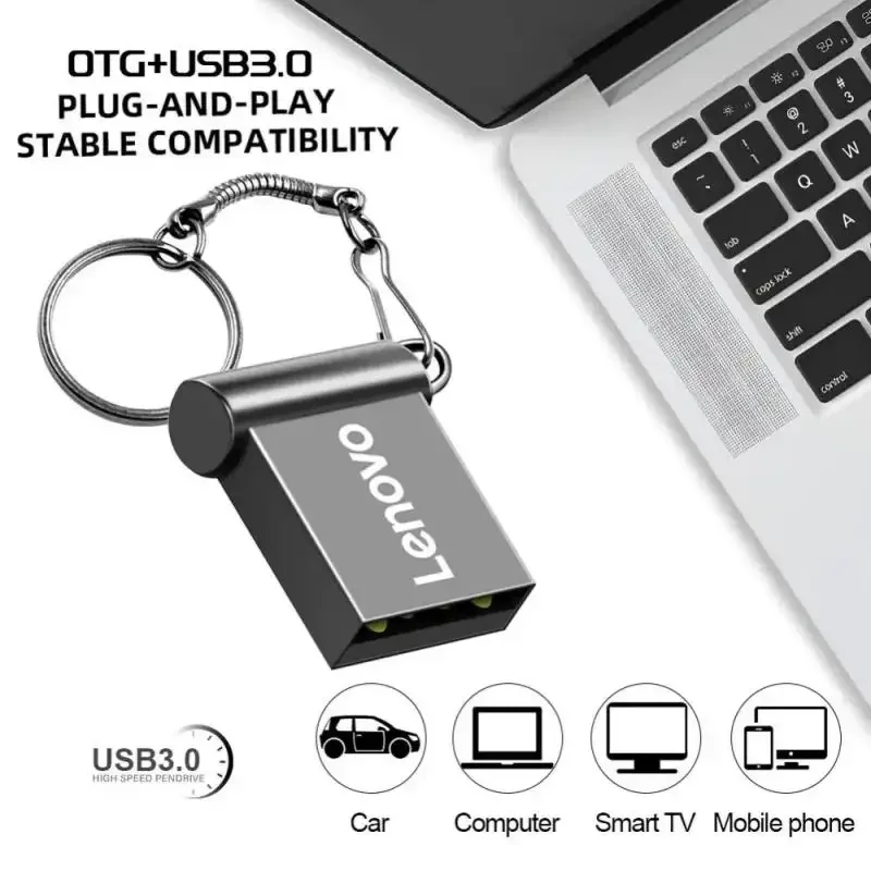 Lenovo 2Tb Hoge Snelheid Pendrive 1Tb 512Gb Usb 3.0 Flash Drive Usb Geheugenstick 256Gb 128Gb Usb Storage Key Usb Apparaten Voor Laptop