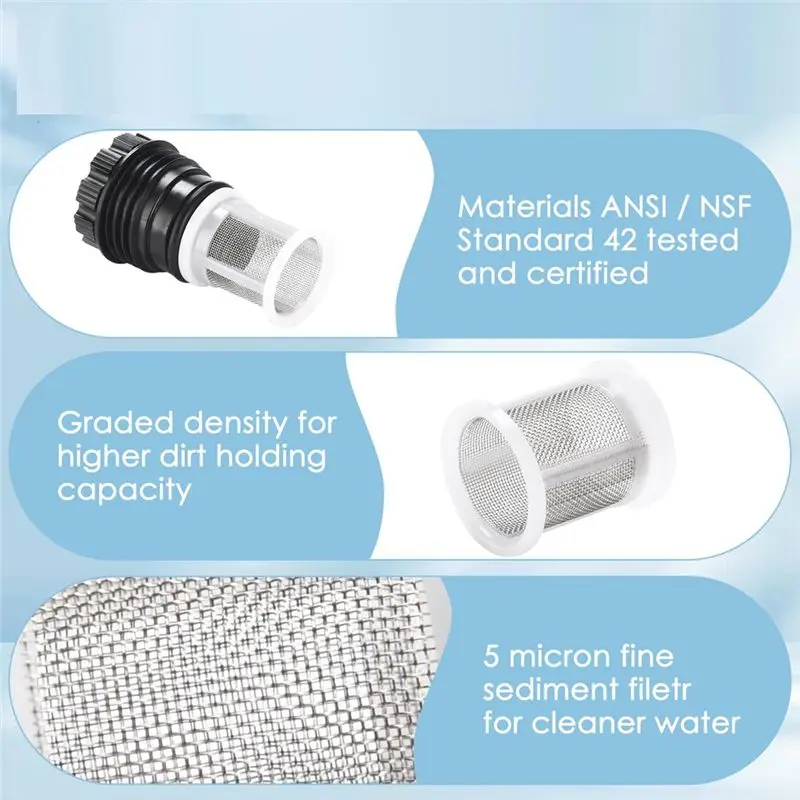 EYFL-H98-510-S Instantaneous Water Heater Filter Parts And 1 Inlet Filter Removal Tool For Instantaneous Water Heater