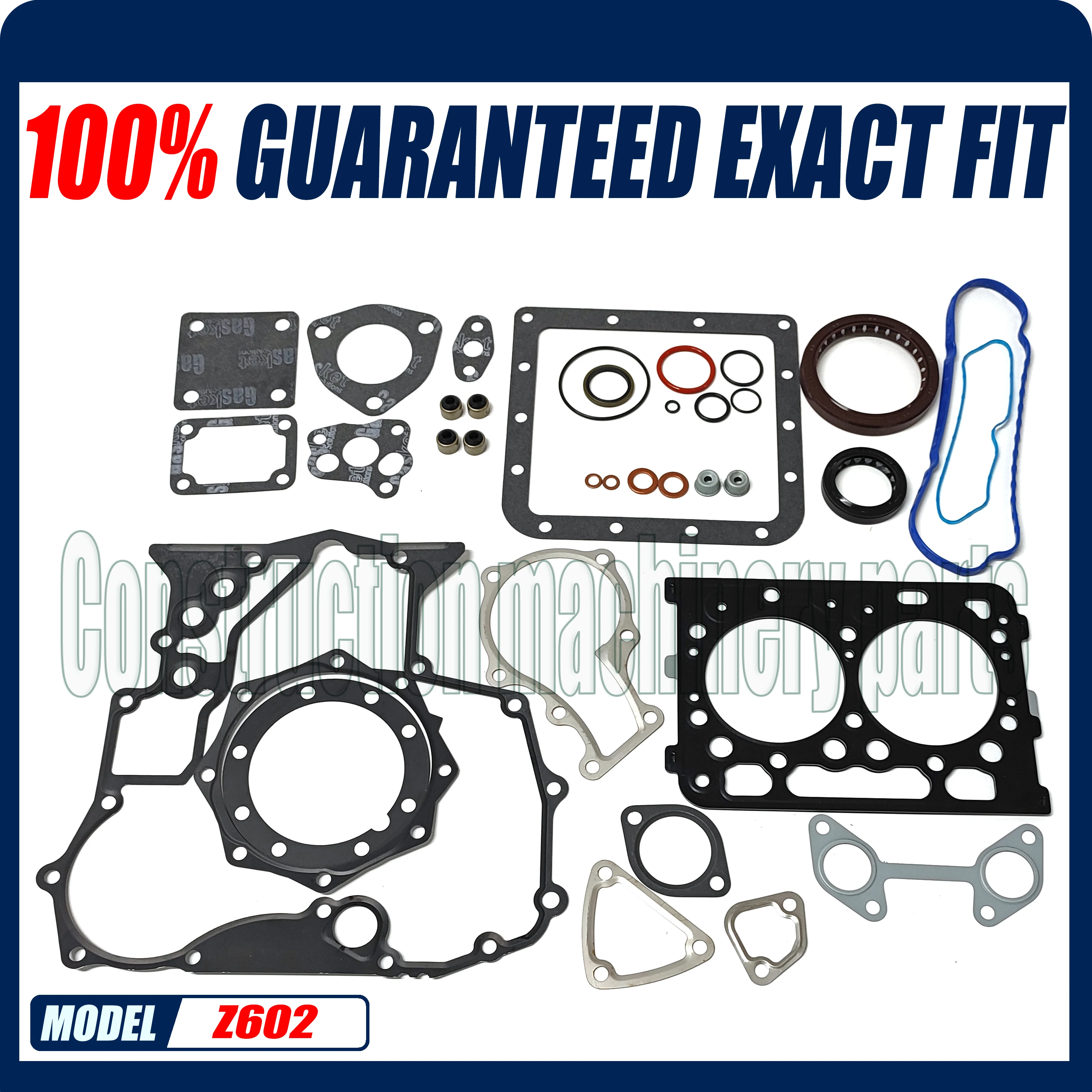 Full Overhaul Gasket Kit Upper Lower Set For Kubota Engine 1G460-99350 Z602