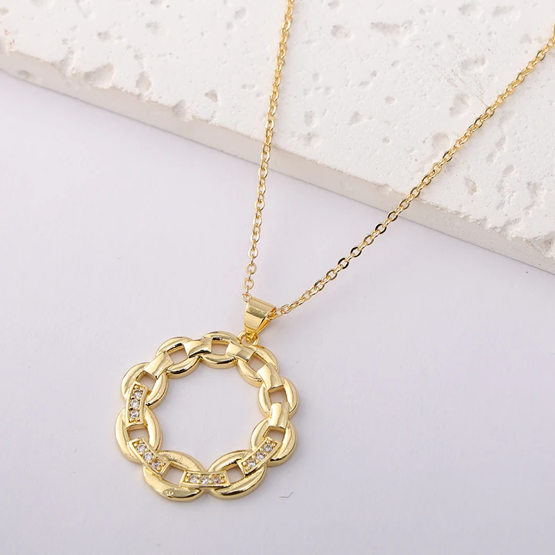 LUIZADA Marokko Trend Goldfarbenes Schmuckset für Party-Design, Ohrringe und Anhänger, Halskette, Armband, Ring-Set für Verlobung – Detail 21