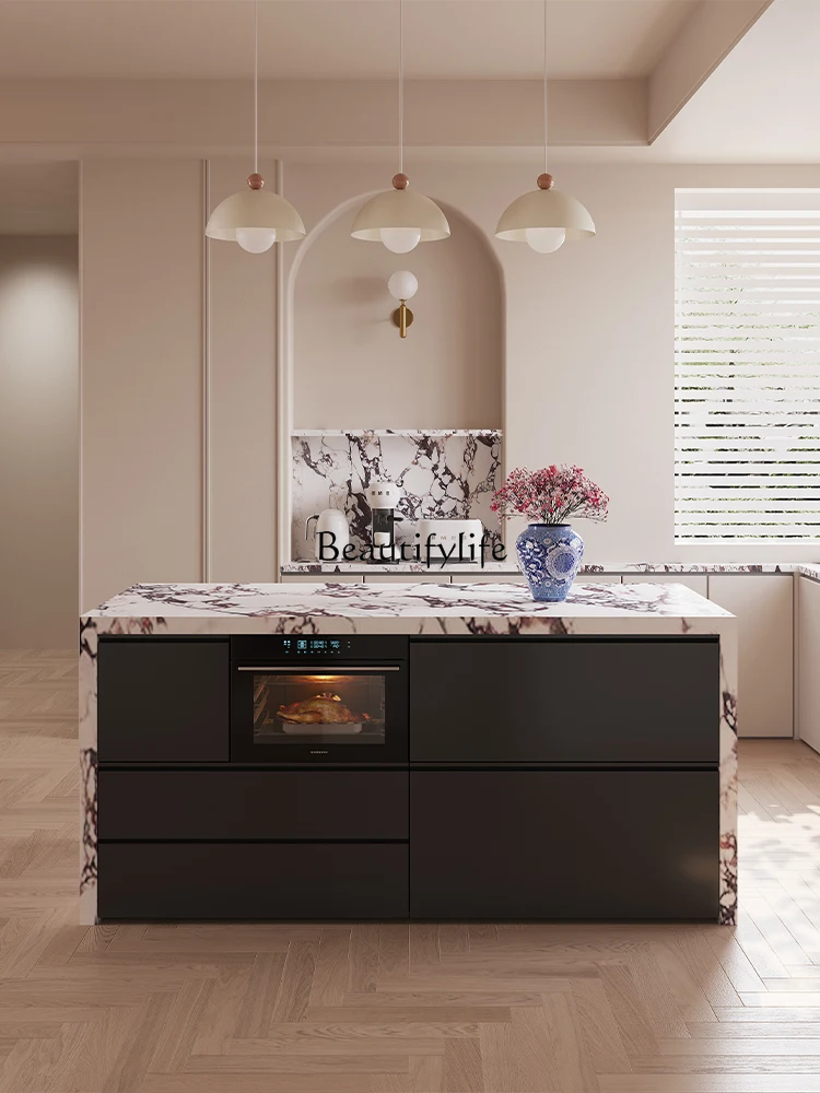 

Island Dining Table Integrated Open Kitchen Bar