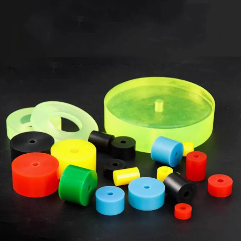 1-10pcs Colored PU Elastic Punching Cushion Pad PU Round Plate Rubber Spring Sheet Polyurethane Mould Sealing Gasket Fill